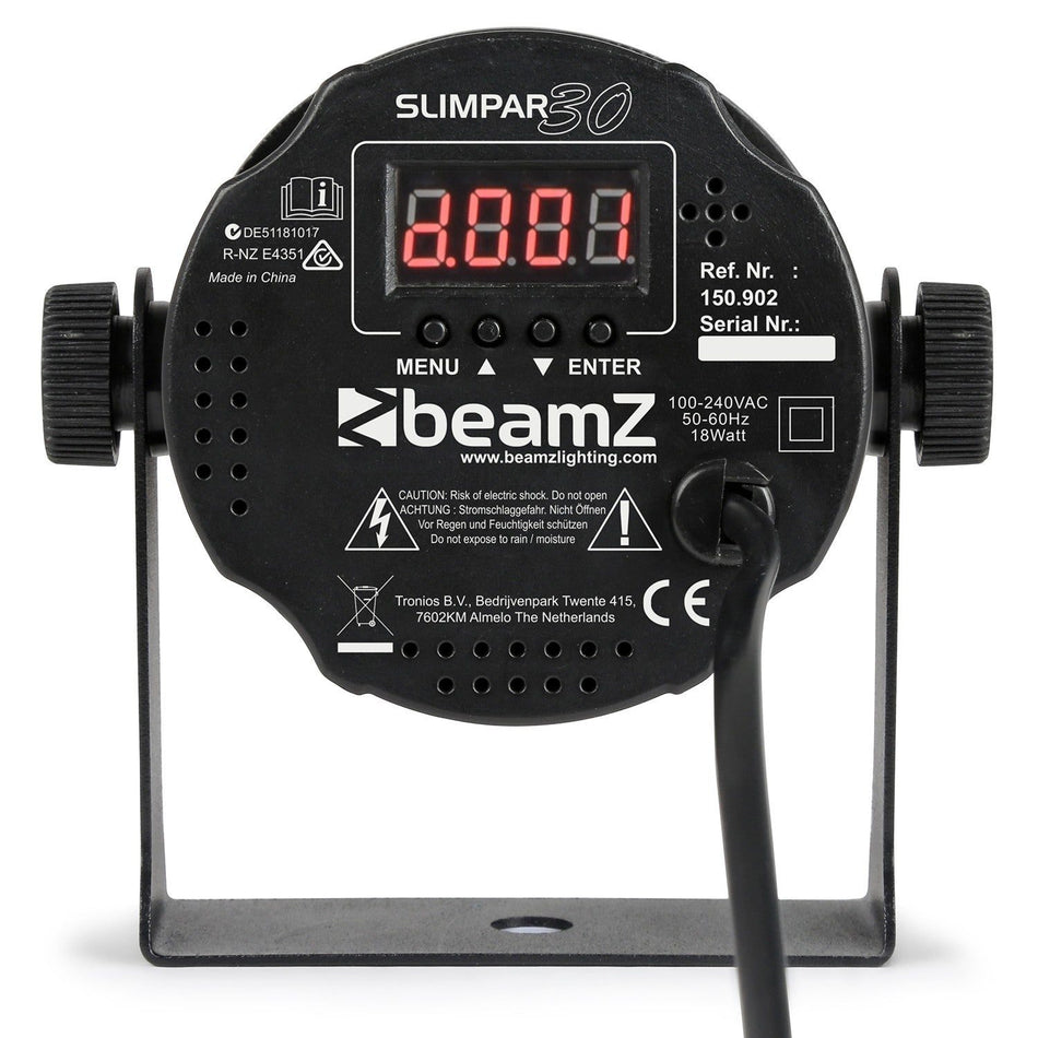 beamZ SlimPAR 30 - Foco PAR plano 30 RGB - Tempo Shop