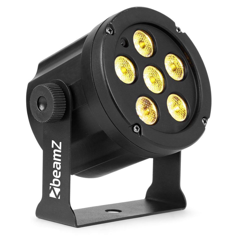 beamZ SlimPar30 CW/WW/UV - Foco PAR compacto 3-en-1 (blanco frío, blanco cálido y UV) sin ventilador - Tempo Shop