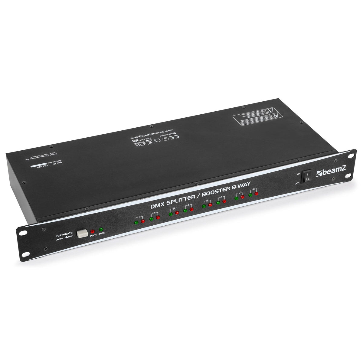 beamZ DMX8 - Splitter / Booster 8 vias - Tempo Shop