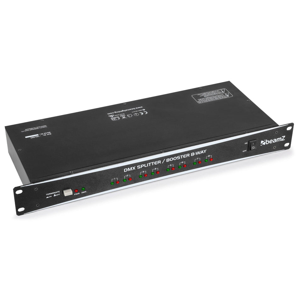 beamZ DMX8 - Splitter / Booster 8 vias - Tempo Shop