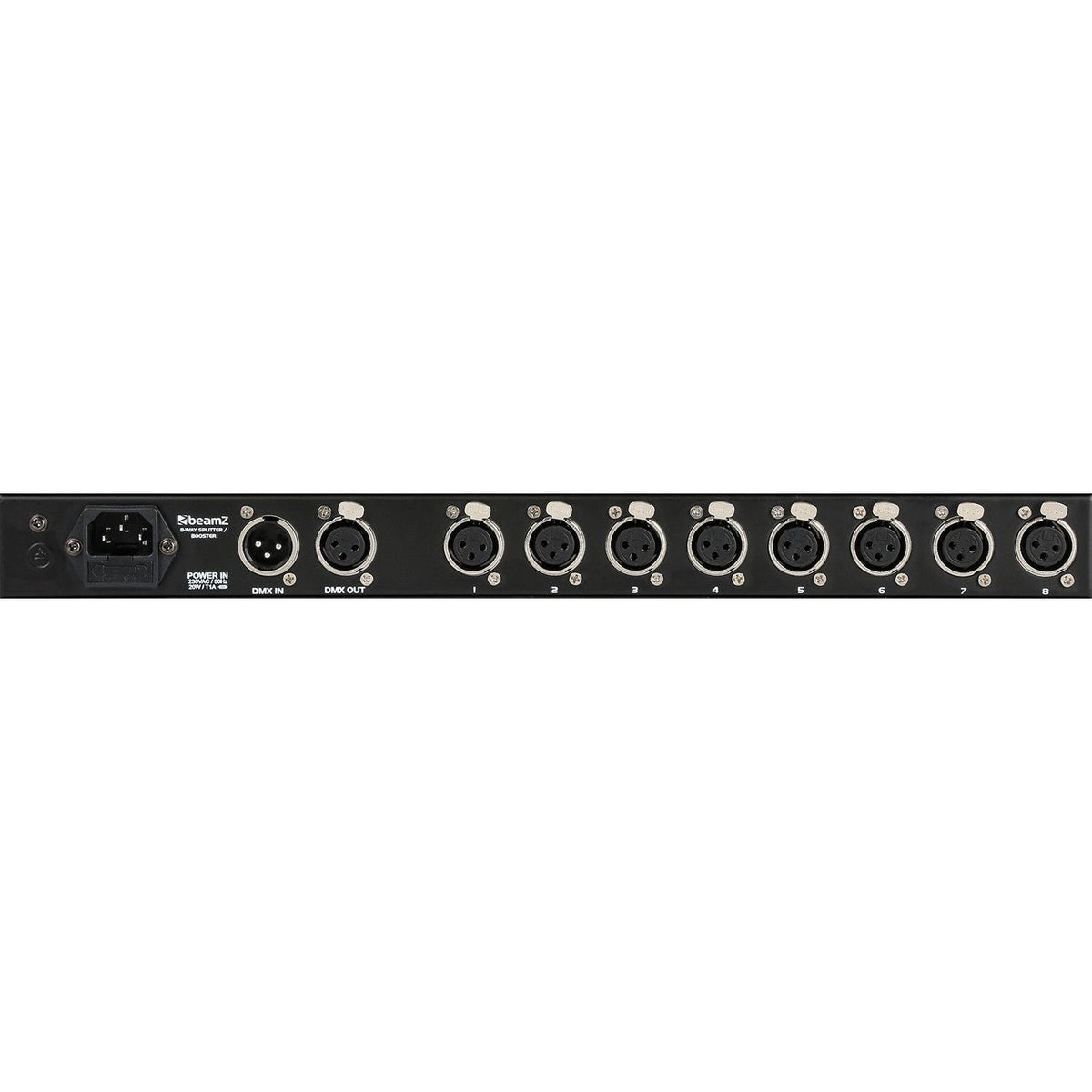 beamZ DMX8 - Splitter / Booster 8 vias - Tempo Shop