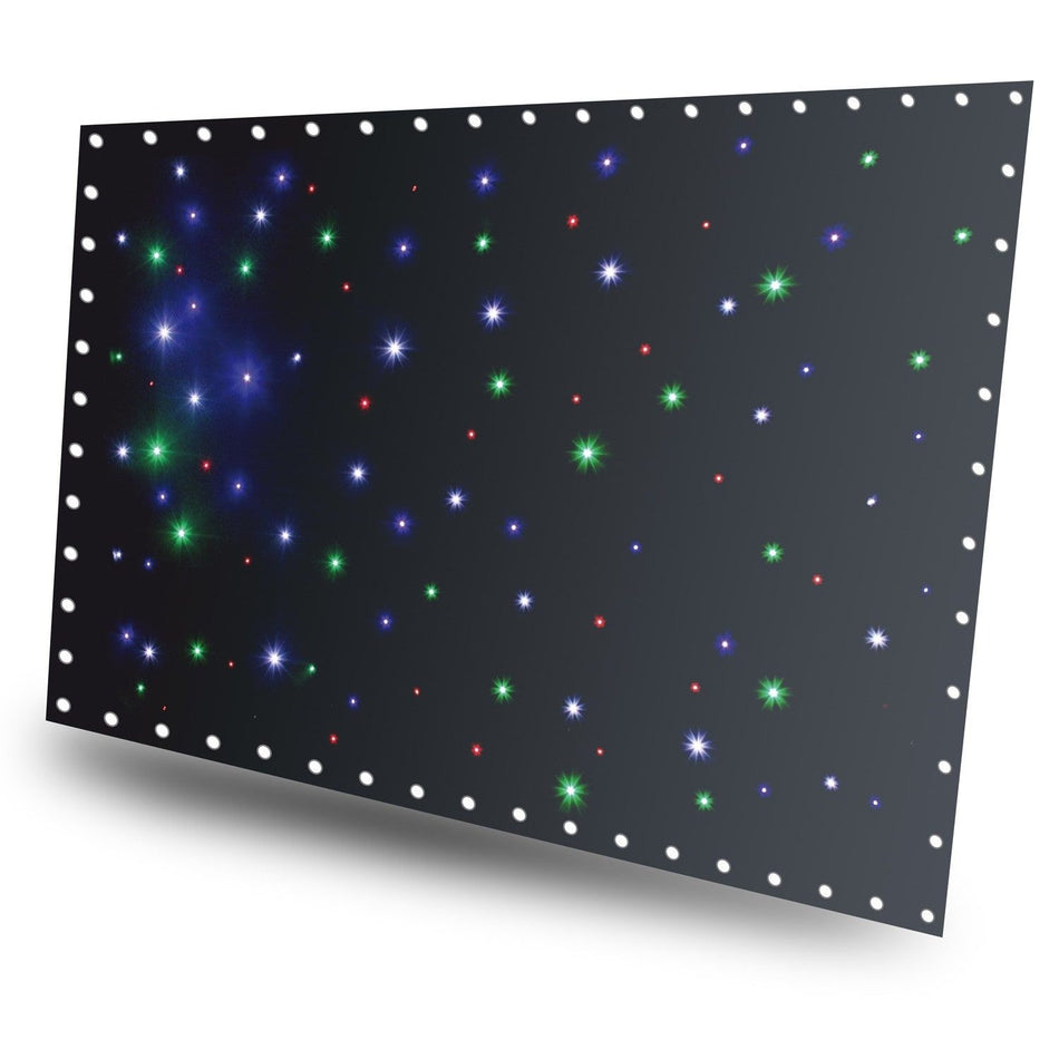 beamZ SPW96RGB - Cortina Sparkle 3x2 m con 96 LED RGB 3-en-1 y control DMX de 7 canales - Tempo Shop