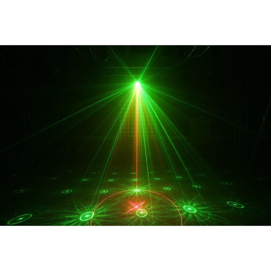beamZ Surtur II - Doble Laser RG Gobo DMX IRC LED 3W Azul - Tempo Shop