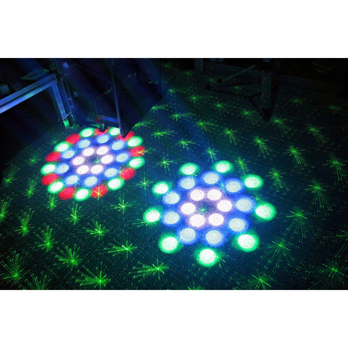 beamZ Terminator IV - LED Doble Moon con laser y strobo - Tempo Shop