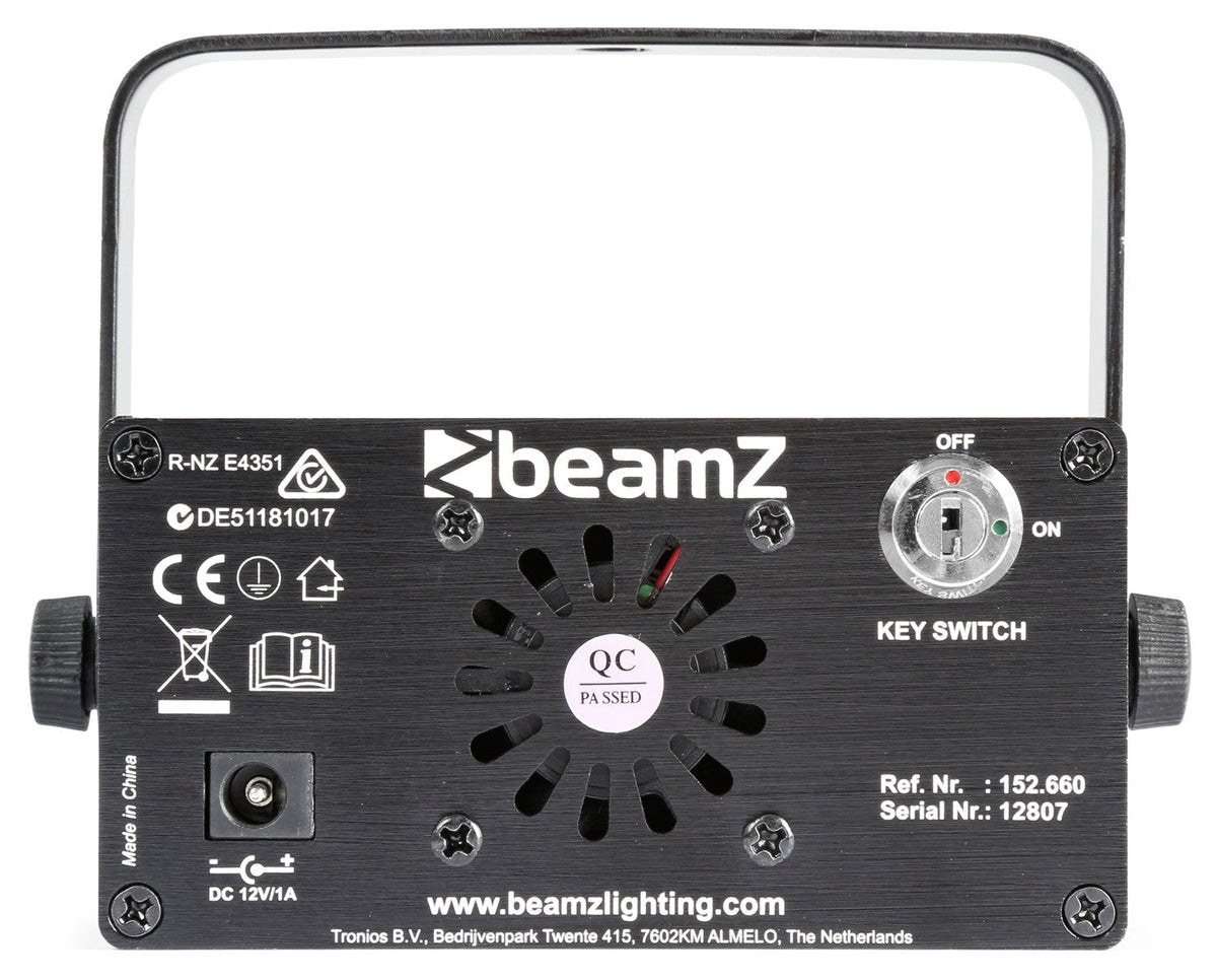 beamZ Bianca - Doble Laser 330mW RGB Gobo IRC - Tempo Shop