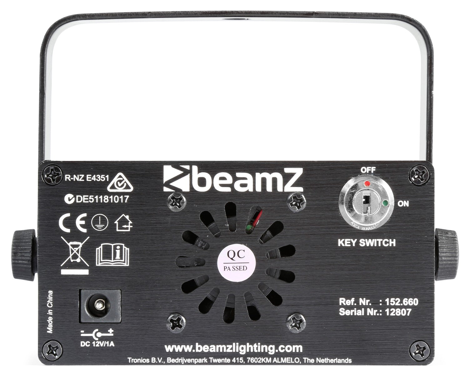 beamZ Bianca - Doble Laser 330mW RGB Gobo IRC - Tempo Shop