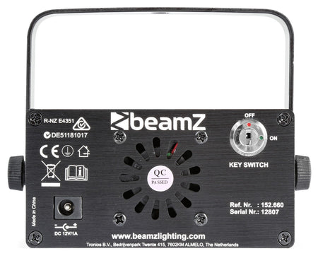 beamZ Bianca - Doble Laser 330mW RGB Gobo IRC - Tempo Shop