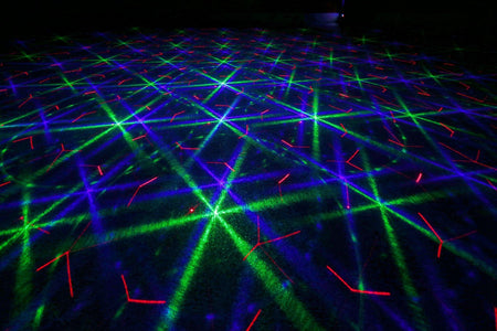 beamZ Bianca - Doble Laser 330mW RGB Gobo IRC - Tempo Shop