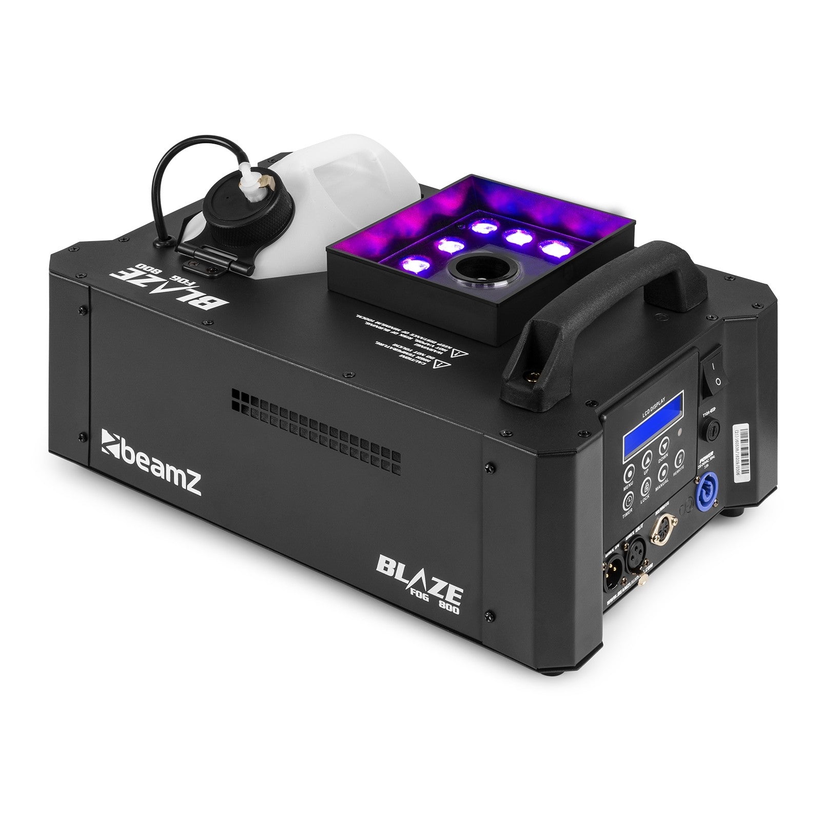 beamZ BLAZE800 - Maquina de humo vertical 12x4W 4en1 LED - Tempo Shop