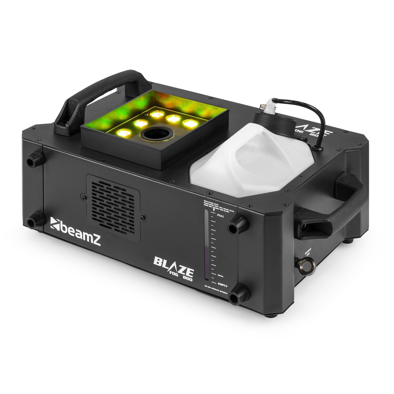 beamZ BLAZE800 - Maquina de humo vertical 12x4W 4en1 LED - Tempo Shop