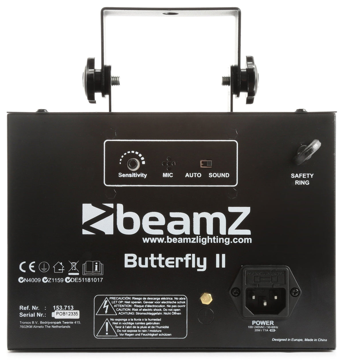 beamZ Butterfly II - LED mini derby - Tempo Shop