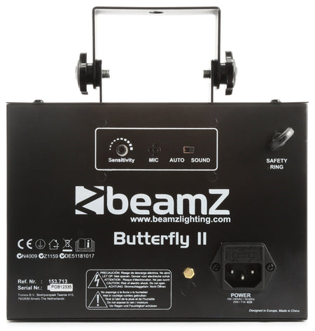 beamZ Butterfly II - LED mini derby - Tempo Shop