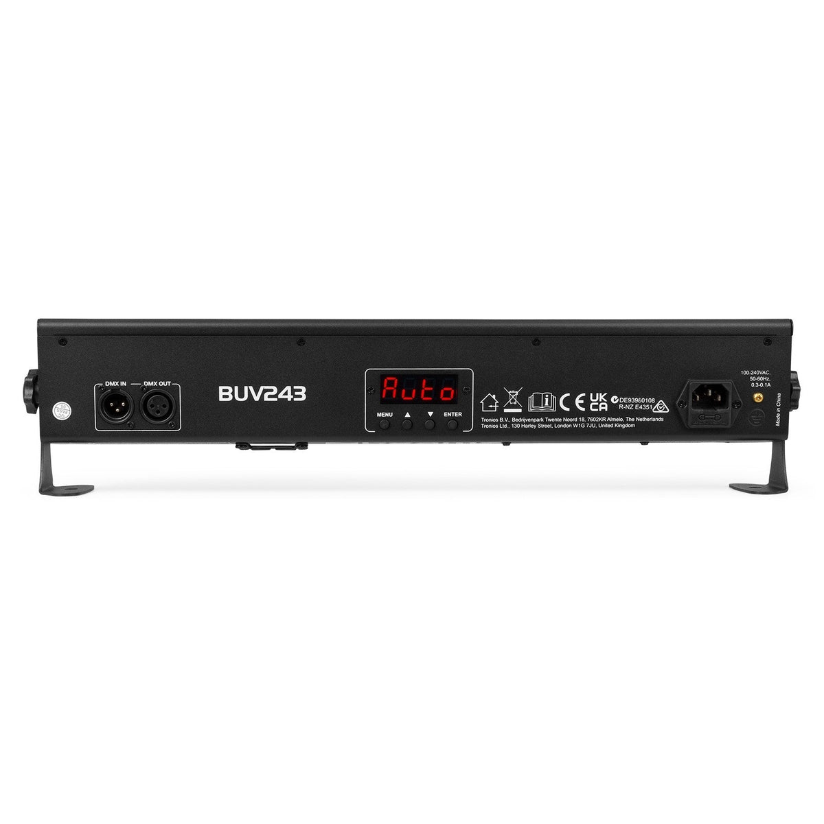 beamZ BUV243 - Barra UV con DMX 2x 12 LEDs - Tempo Shop