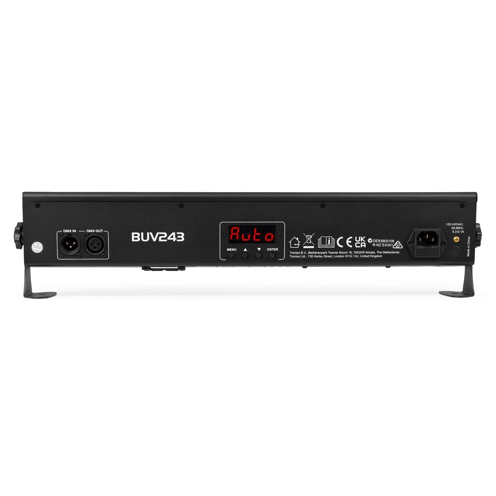 beamZ BUV243 - Barra UV con DMX 2x 12 LEDs - Tempo Shop