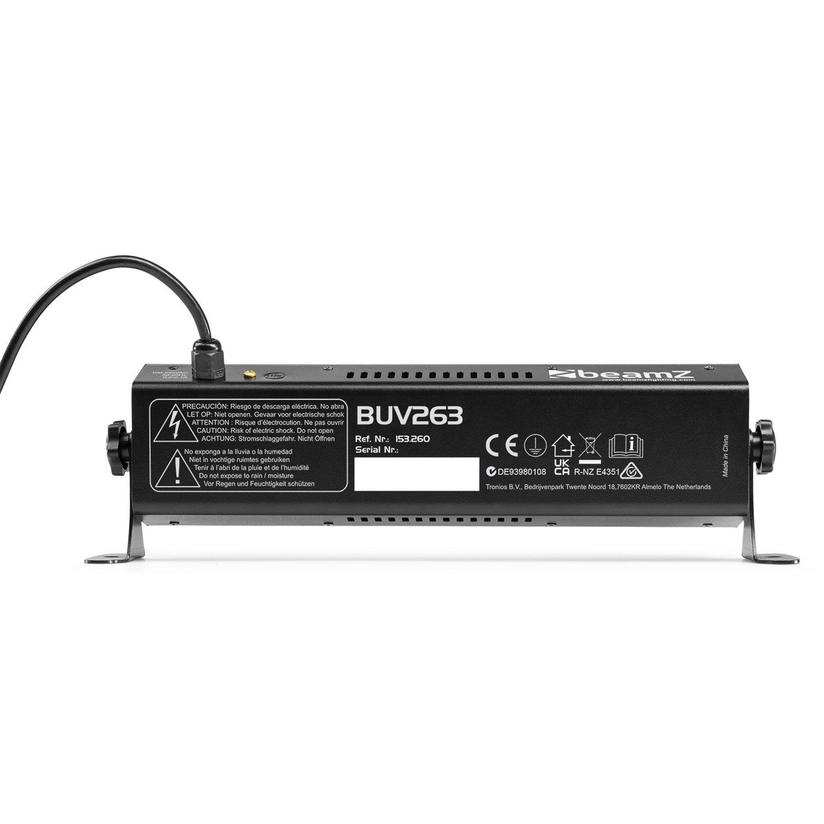 beamZ BUV263 - Barra UV 2x 6 LEDs - Tempo Shop