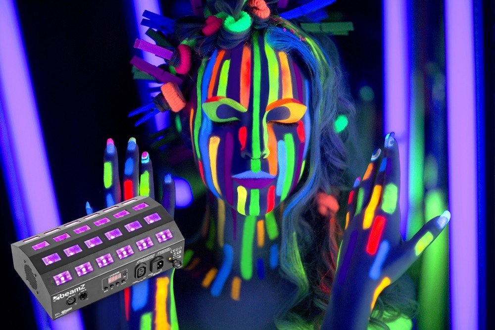 beamZ BUV463 - Strobo LED UV - Tempo Shop