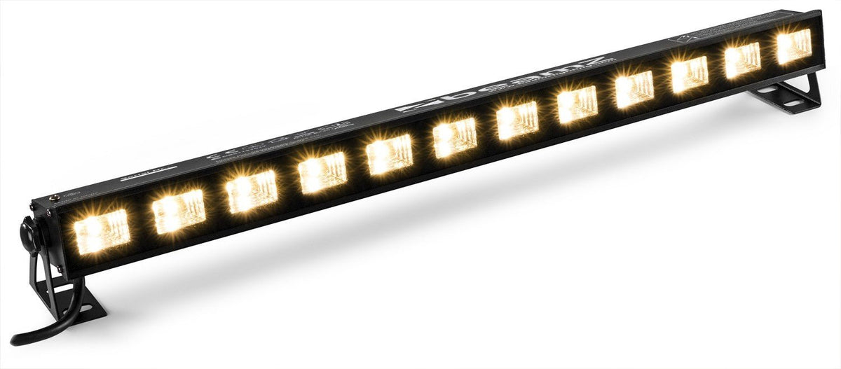 beamZ BUVW123 - Barra LED 12x 3W UV/Blanco 2 - en - 1 - Tempo Shop