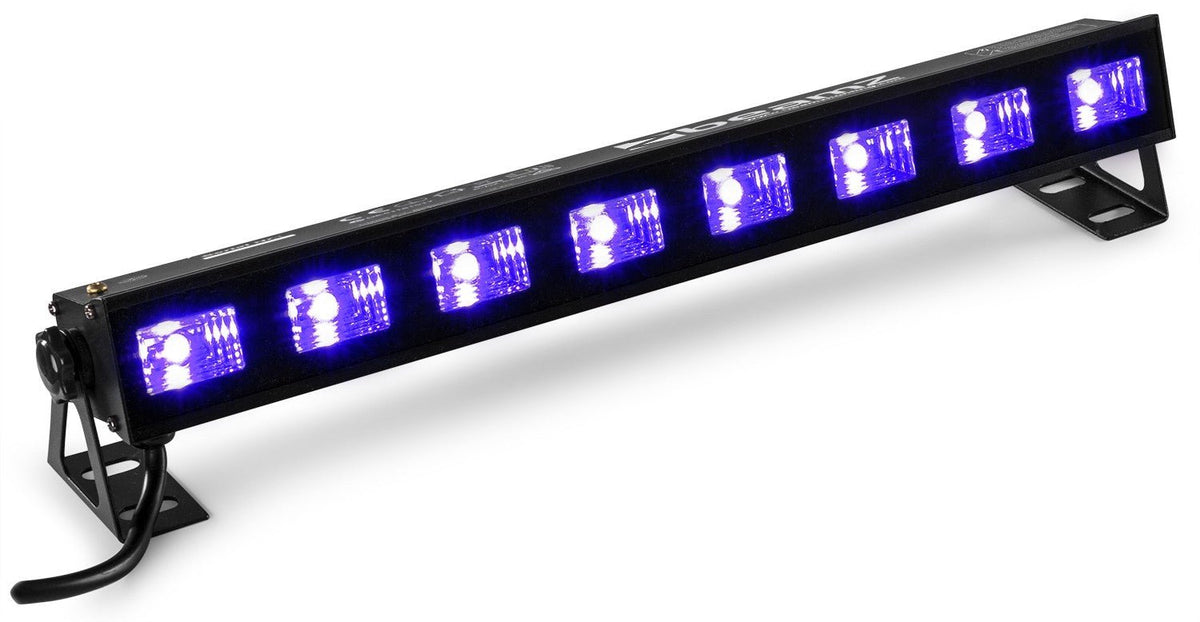 beamZ BUVW83 - Barra LED 8x 3W UV/Blanco 2 - en - 1 - Tempo Shop