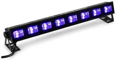 beamZ BUVW83 - Barra LED 8x 3W UV/Blanco 2 - en - 1 - Tempo Shop