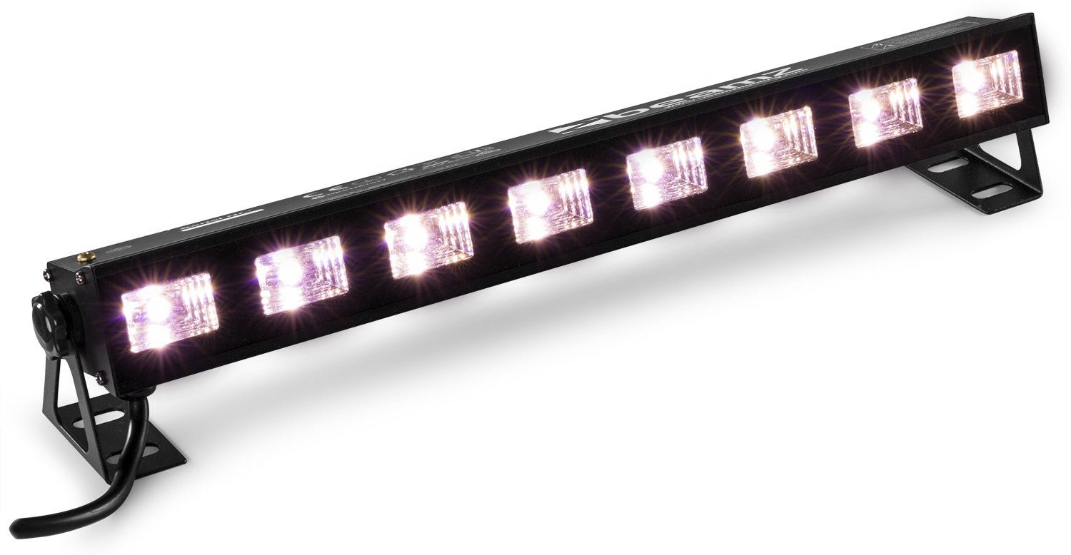 beamZ BUVW83 - Barra LED 8x 3W UV/Blanco 2 - en - 1 - Tempo Shop