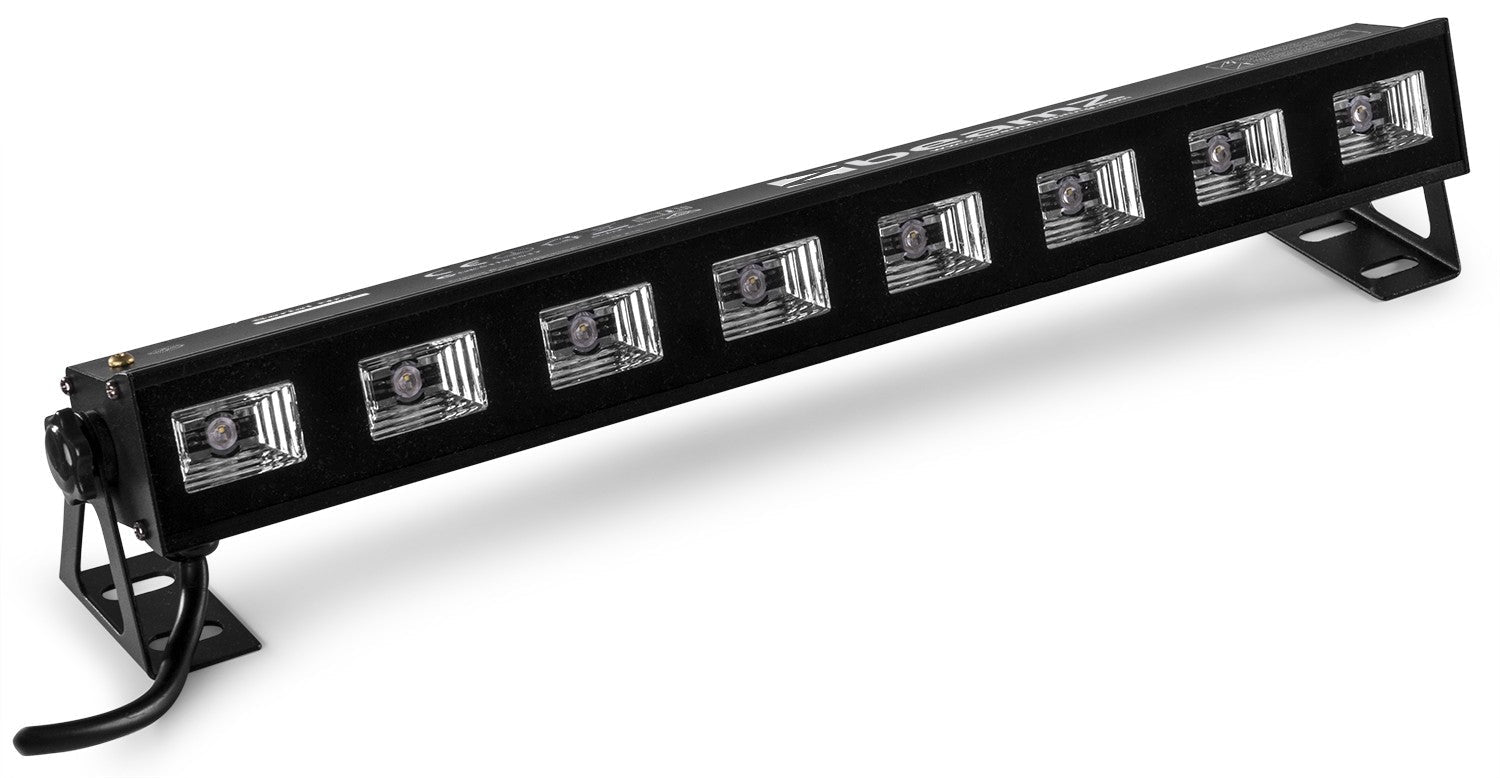 beamZ BUVW83 - Barra LED 8x 3W UV/Blanco 2 - en - 1 - Tempo Shop