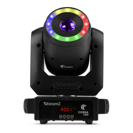 beamZ Cobra 100R - LED Cabeza móvil Spot con Anillo - Tempo Shop