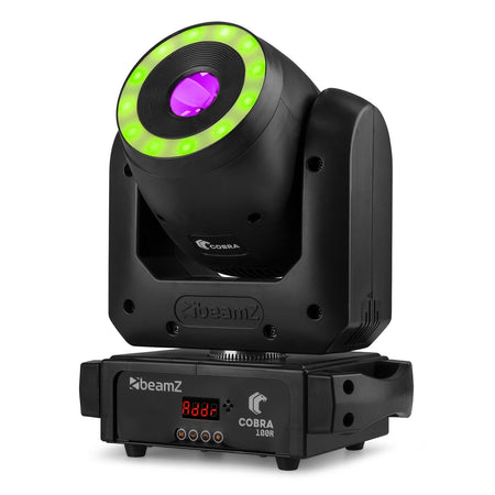 beamZ Cobra 100R - LED Cabeza móvil Spot con Anillo - Tempo Shop