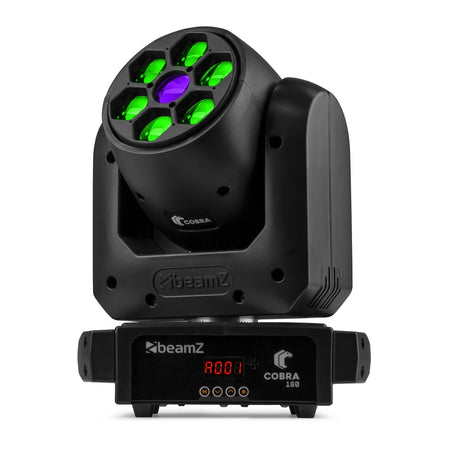 beamZ Cobra 160 - LED Spot Cabeza móvil con Bee Eye - Tempo Shop
