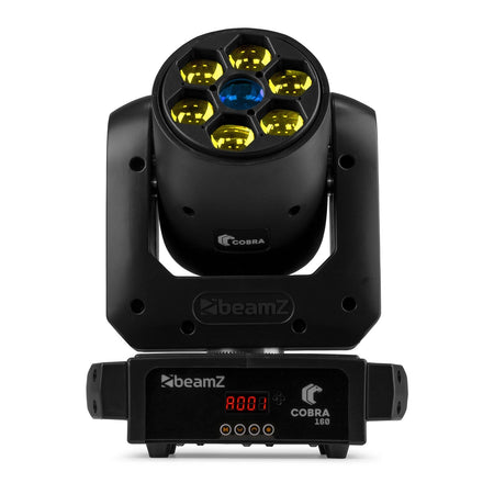 beamZ Cobra 160 - LED Spot Cabeza móvil con Bee Eye - Tempo Shop