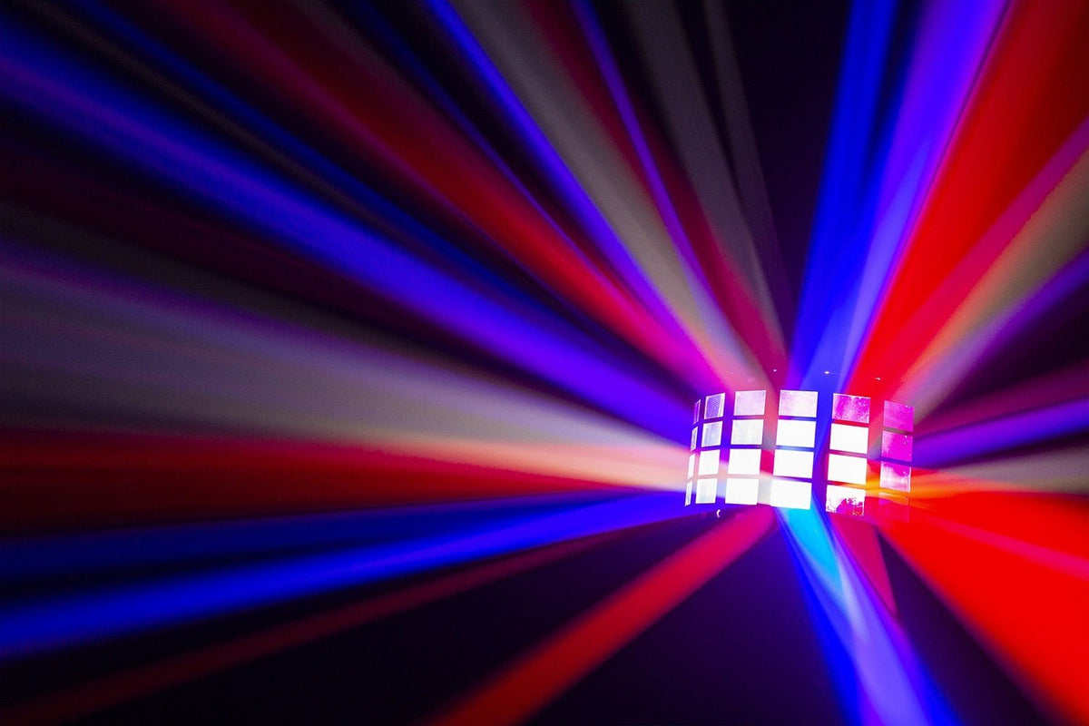 beamZ DerbyStrobo - LED con DMX - Tempo Shop