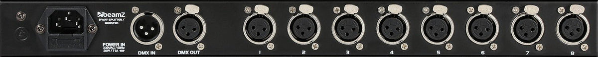 beamZ DMX8 - Splitter / Booster 8 vias - Tempo Shop