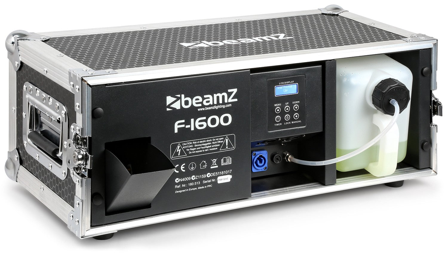 beamZ F1600 - Maquina de niebla profesional en Flightcase - Tempo Shop