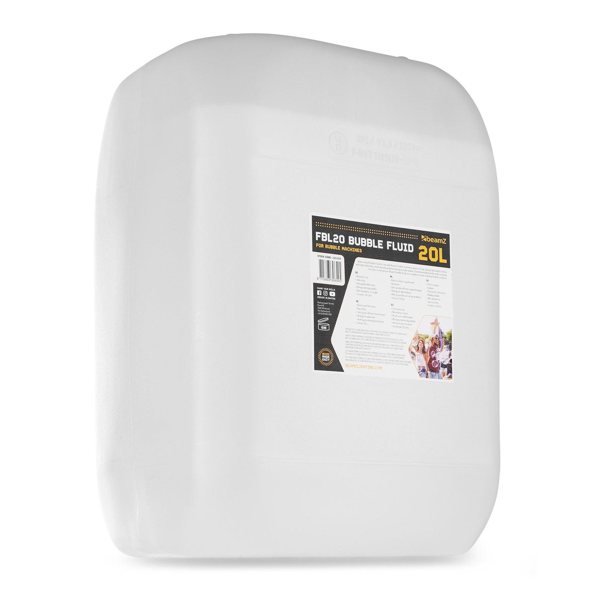 beamZ FBL20 - Líquido de Burbujas 20L - Tempo Shop