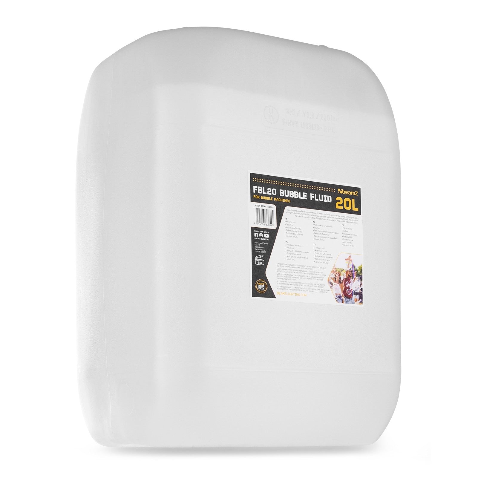 beamZ FBL20 - Líquido de Burbujas 20L - Tempo Shop