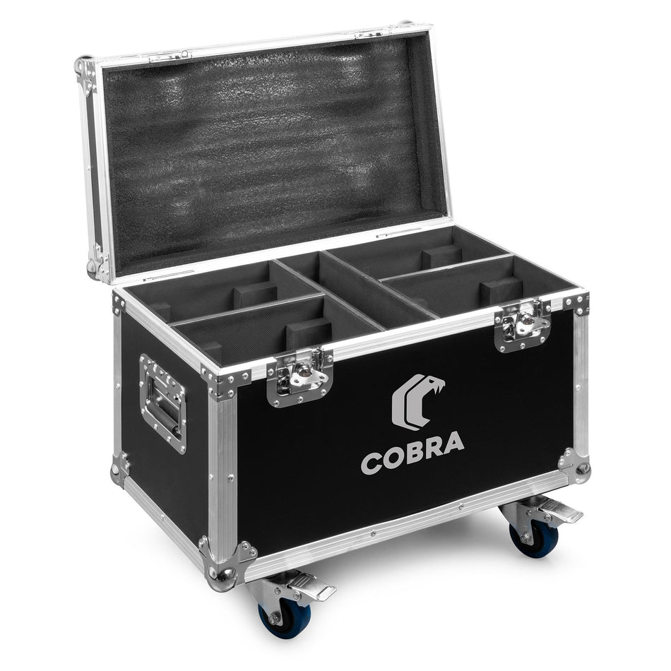 beamZ FC4COBRA - Flightcase para 4pcs Series Cobra - Tempo Shop