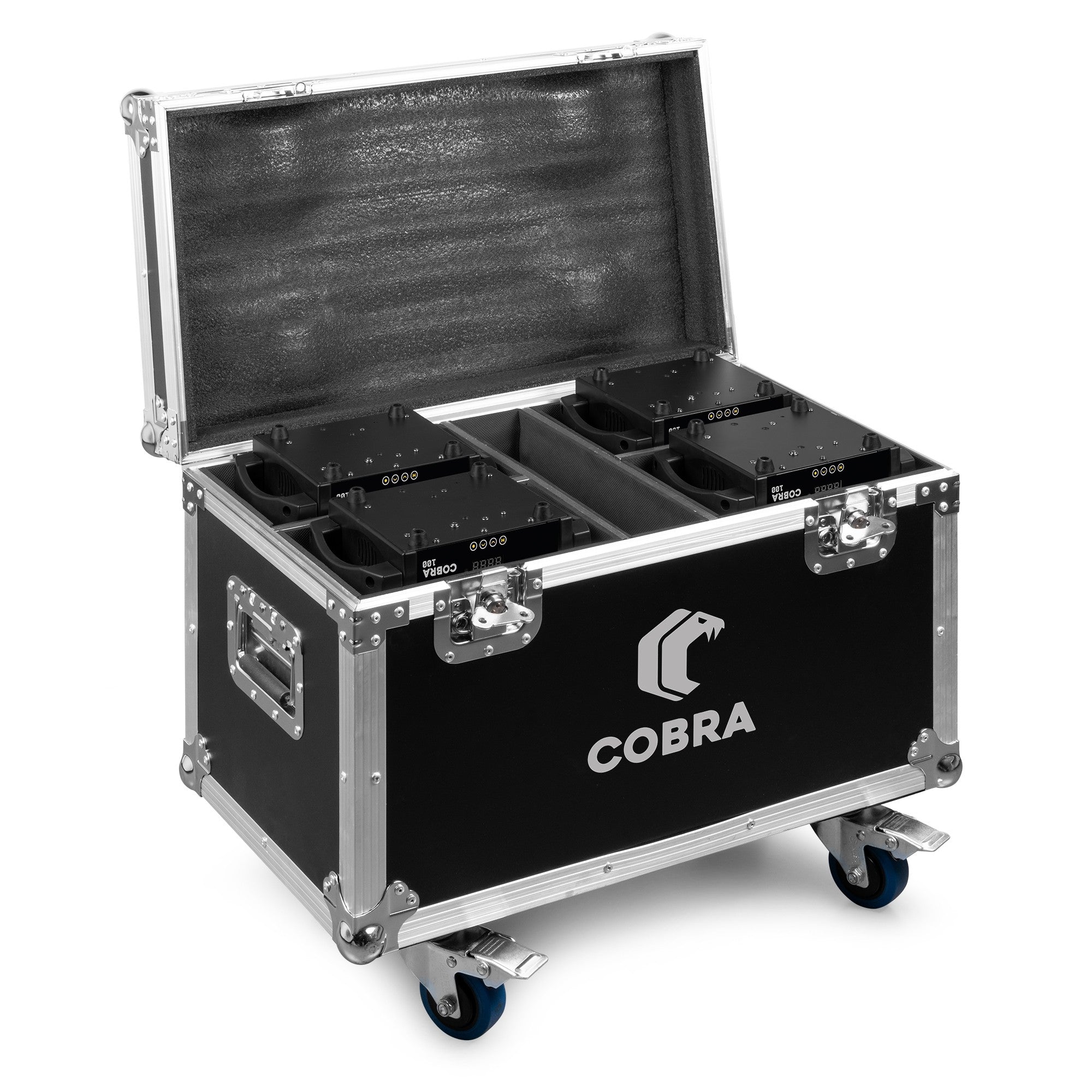 beamZ FC4COBRA - Flightcase para 4pcs Series Cobra - Tempo Shop