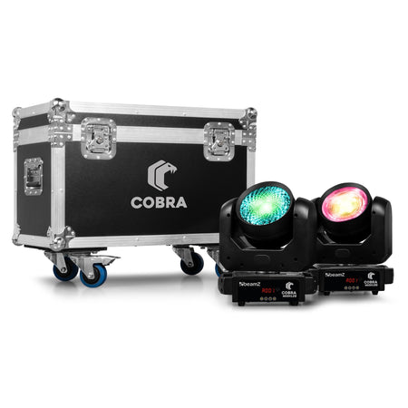 beamZ FC4COBRA - Flightcase para 4pcs Series Cobra - Tempo Shop