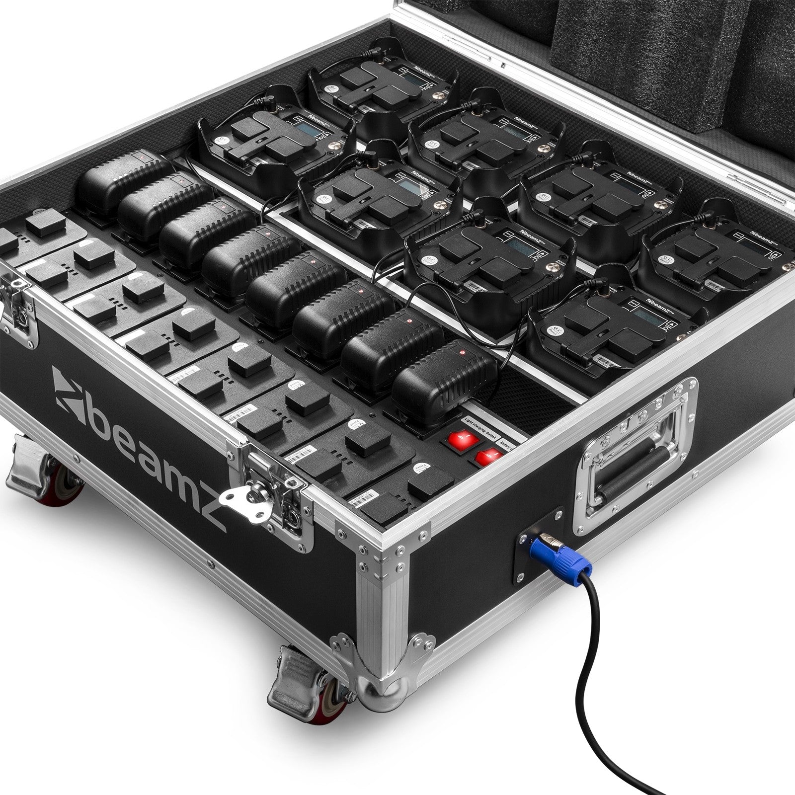 beamZ FCC10 - Flightcase para 8x BBP5X con cargador - Tempo Shop