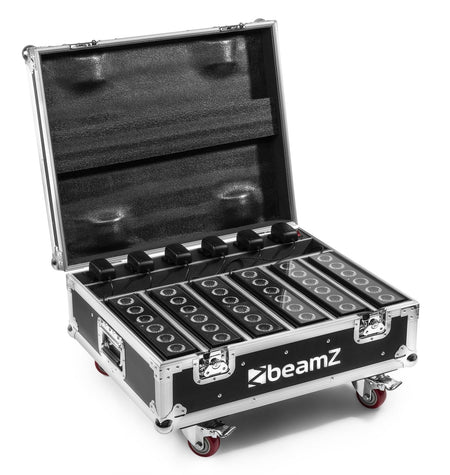 beamZ FCC12 - FlightCase para 6x focos serie BBP612 Charging - Tempo Shop