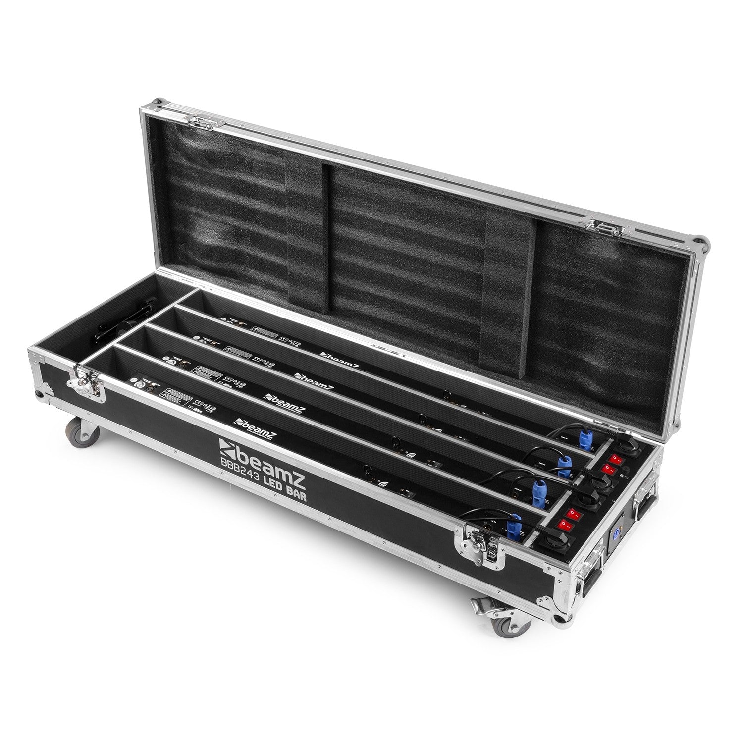 beamZ FCC14 - Flightcase para 4x BBB243 con cargador - Tempo Shop