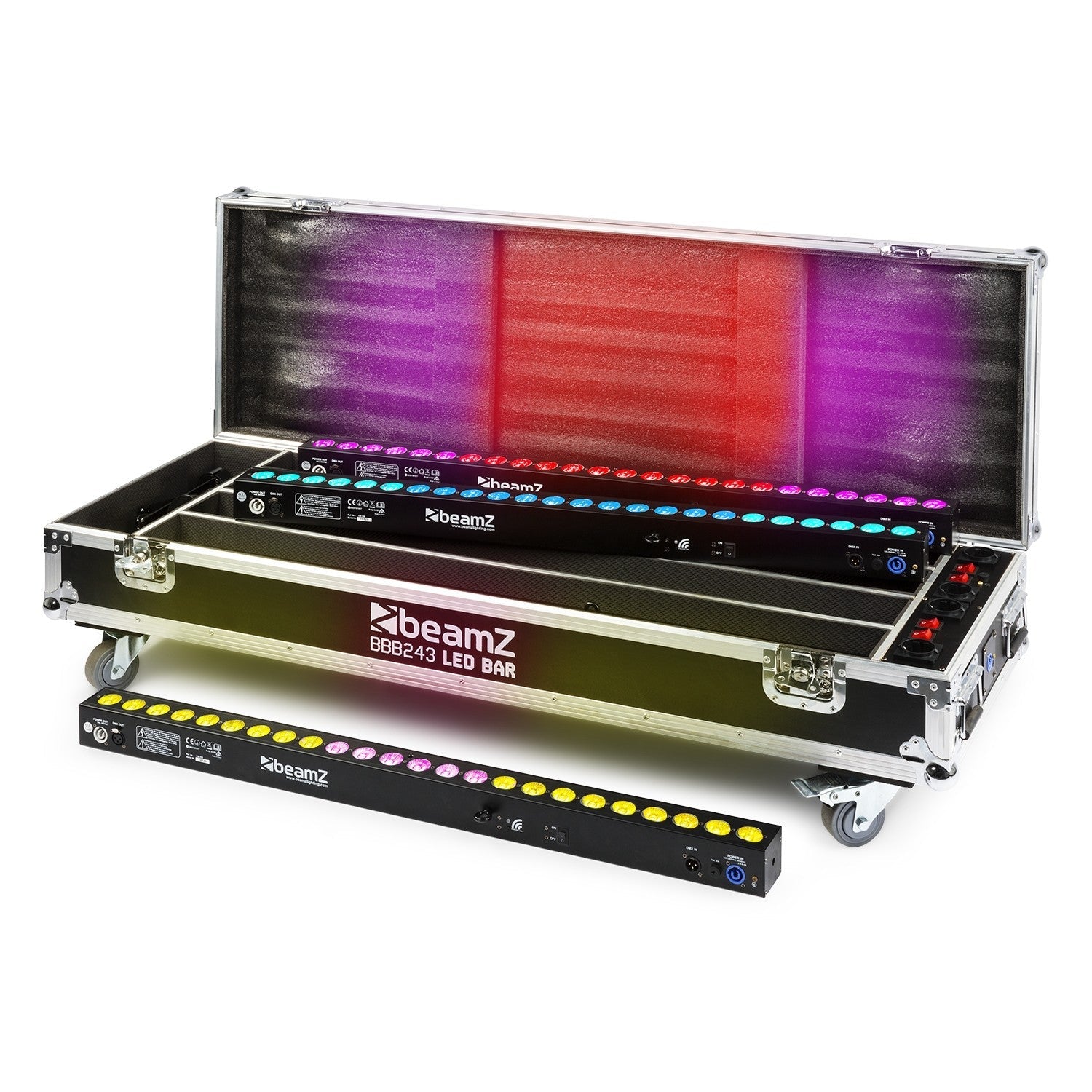 beamZ FCC14 - Flightcase para 4x BBB243 con cargador - Tempo Shop