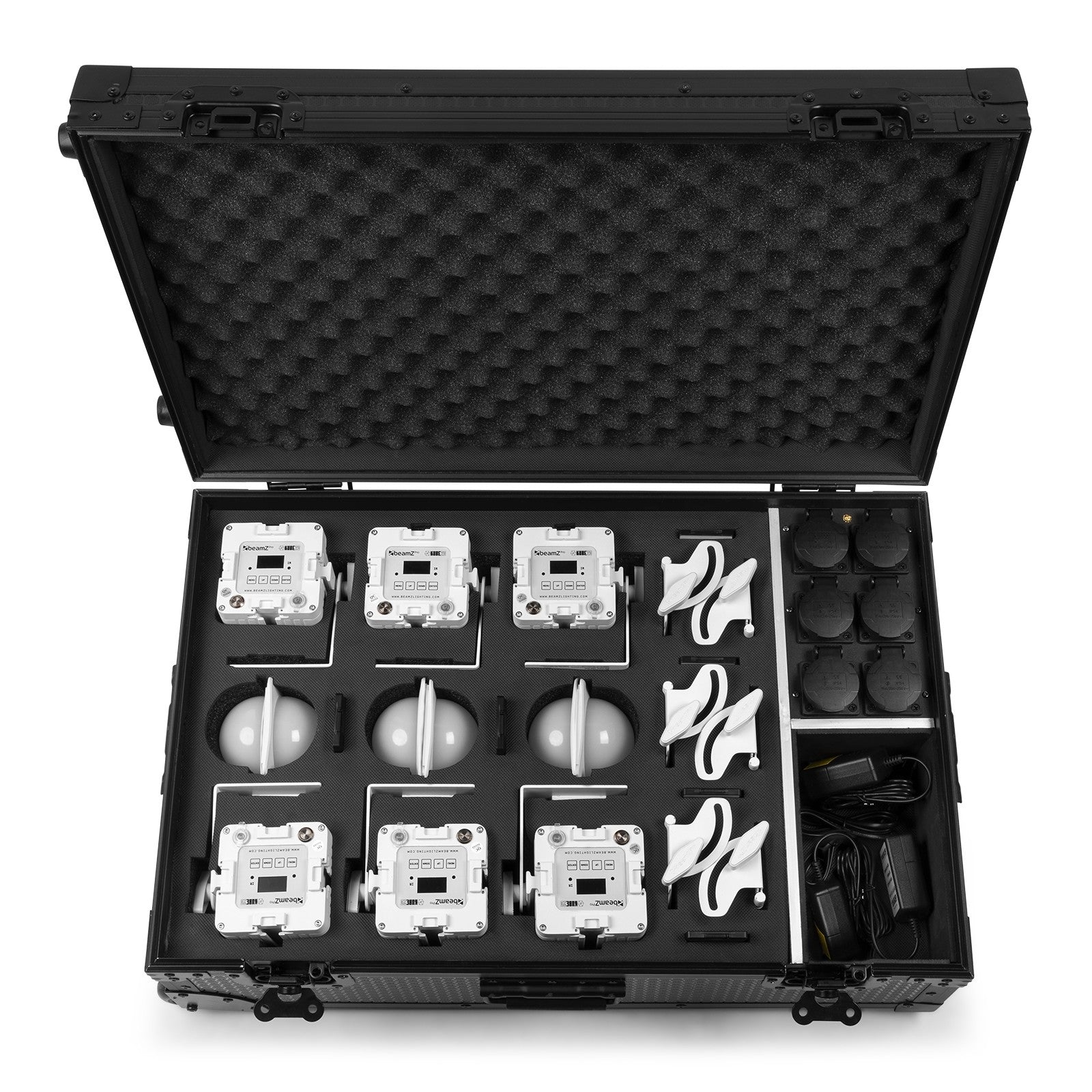 beamZ FCC30 - Flightcase para 6 pcs KUBE20 - Tempo Shop