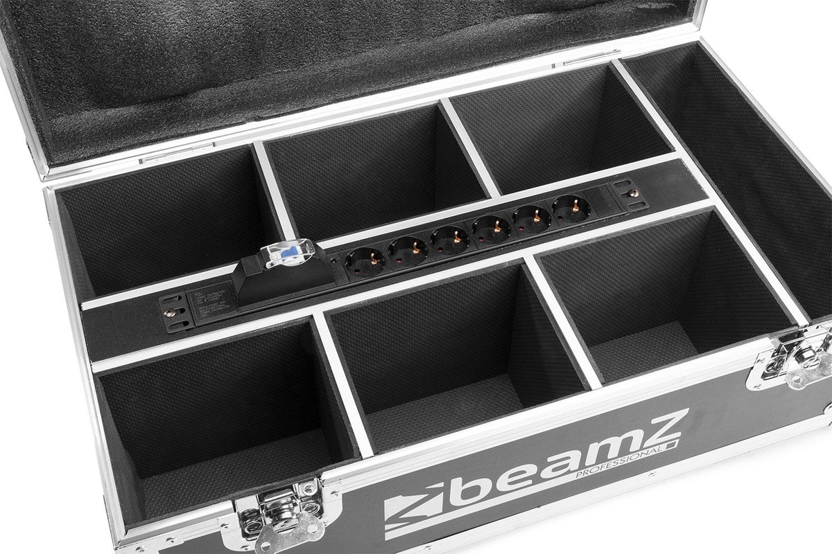 beamZ FCC66 - Flightcase para 6x BBP66 focos con cargador - Tempo Shop