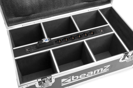 beamZ FCC66 - Flightcase para 6x BBP66 focos con cargador - Tempo Shop