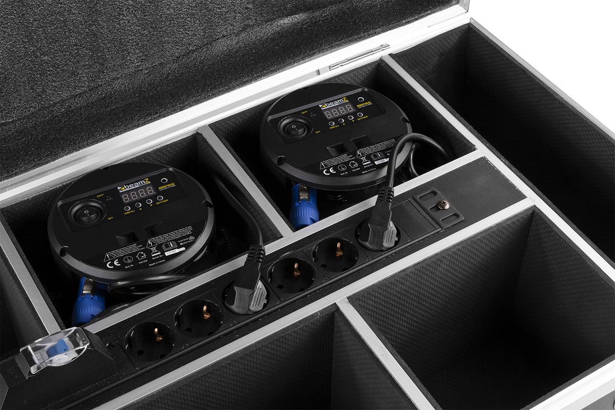 beamZ FCC66 - Flightcase para 6x BBP66 focos con cargador - Tempo Shop