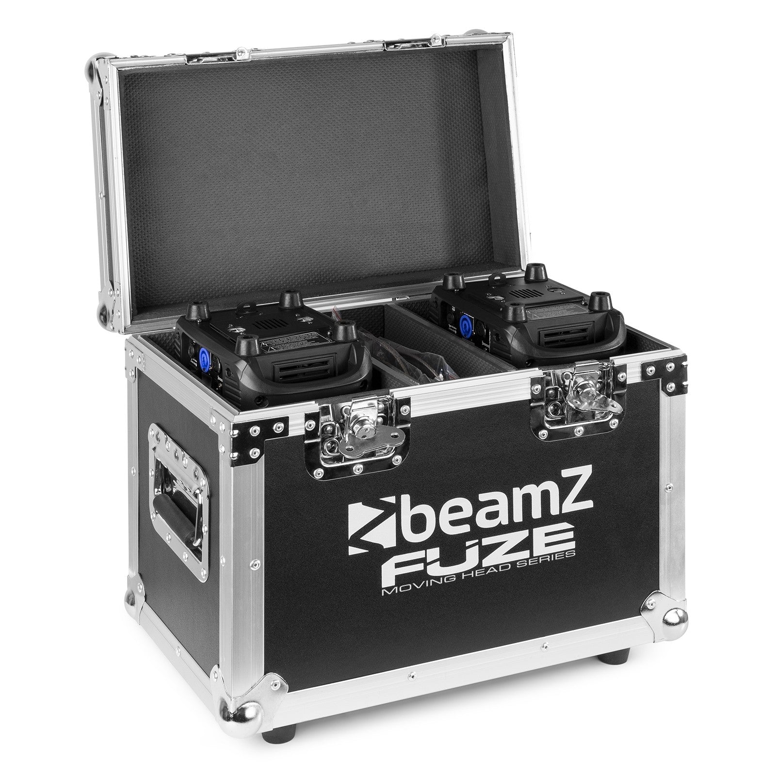 beamZ FCFZ22 - Flightcase para 2pcs cabezas moviles Serie Fuze 2812/712/1910 - Tempo Shop