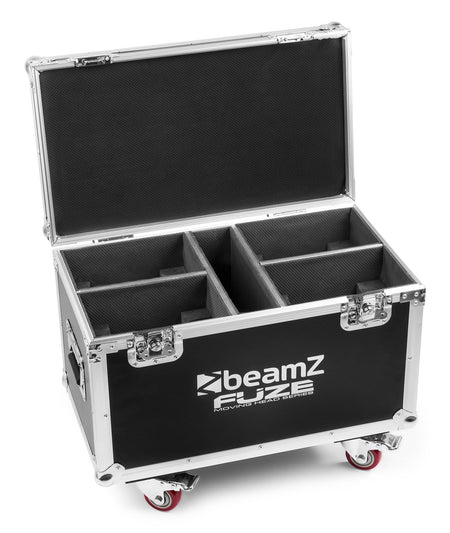 beamZ FCFZ42 - Flightcase para 4pcs cabezas moviles Serie Fuze 2812/712/1910 - Tempo Shop