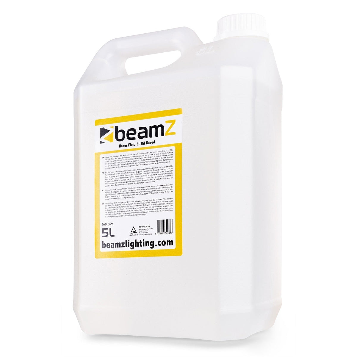 beamZ FHF5O - Líquido de niebla HQ 5lt con base de aceite - Tempo Shop