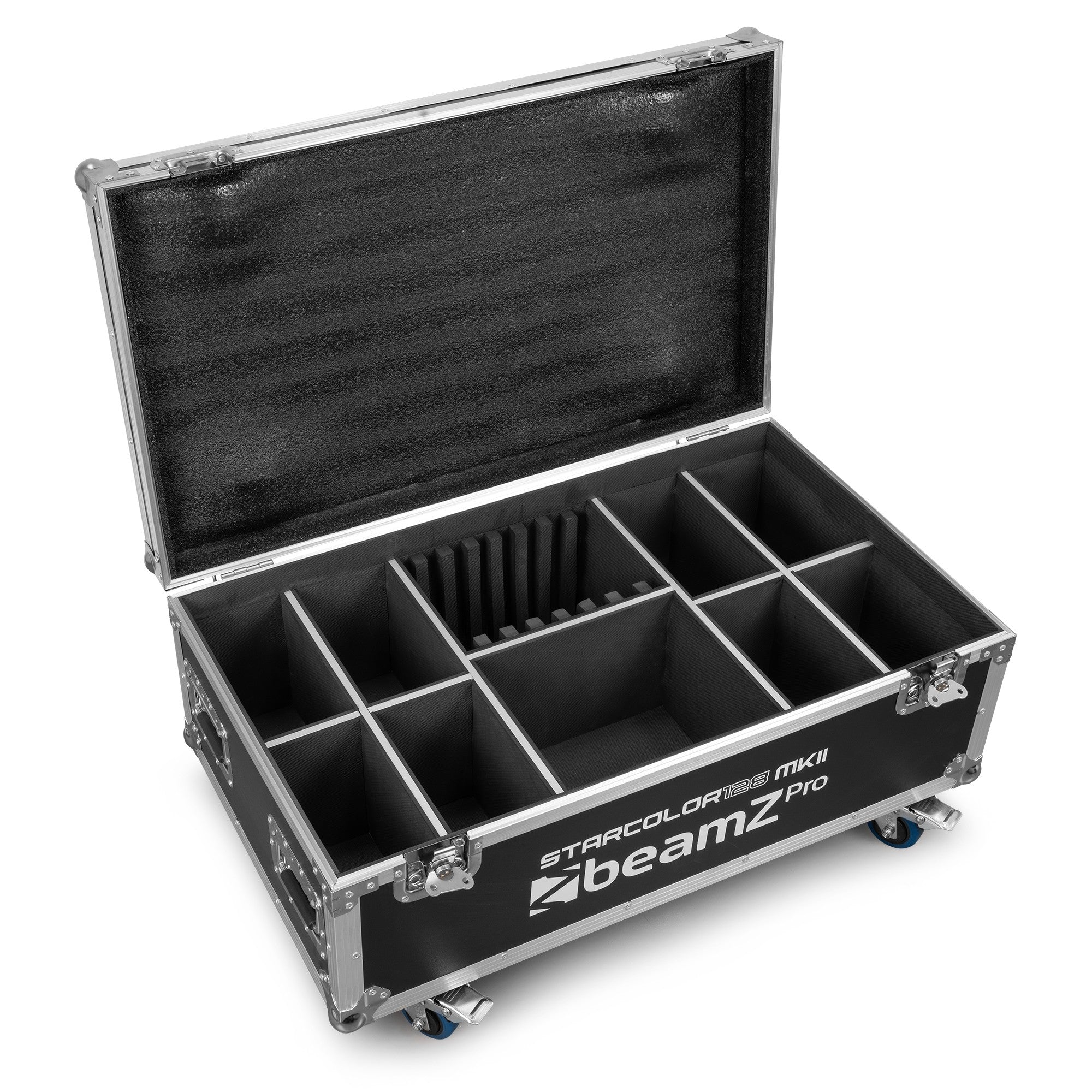 beamZ FL128 - Flightcase para 8pcs Star - Color 128 Proyectores Wash - Tempo Shop