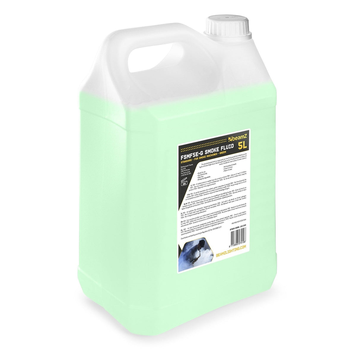 beamZ FSMF5E - G - Liquido de Humo 5L Estándar Verde - Tempo Shop